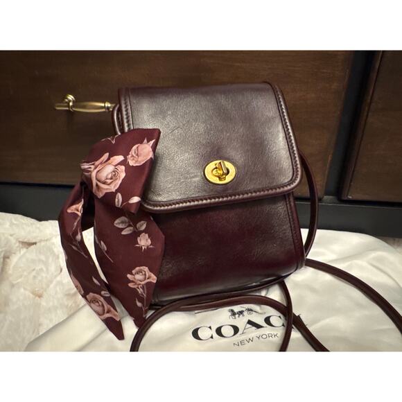 coach Handbags - Vintage Coach Mahogany Scooter Restored